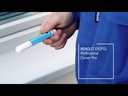 Professional corner pen Aluminium Brush Effect 9.1298.702.119501
