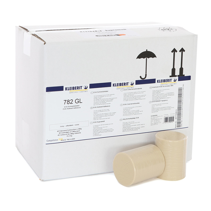 782.0  EVA Hotmelt cartridges for Edgebanding-IVORY - Holzher machines (45pcs/box)