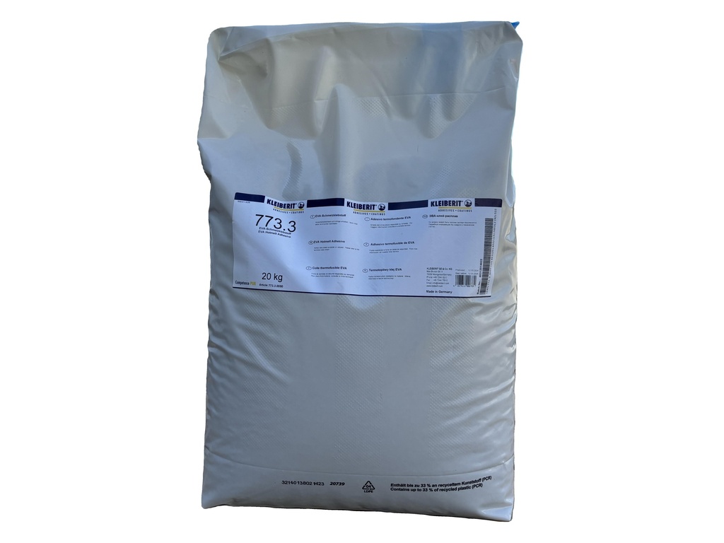 773.3 Adhesive EVA Hotmelt for Edgebanding -granules -transparent-20 kg