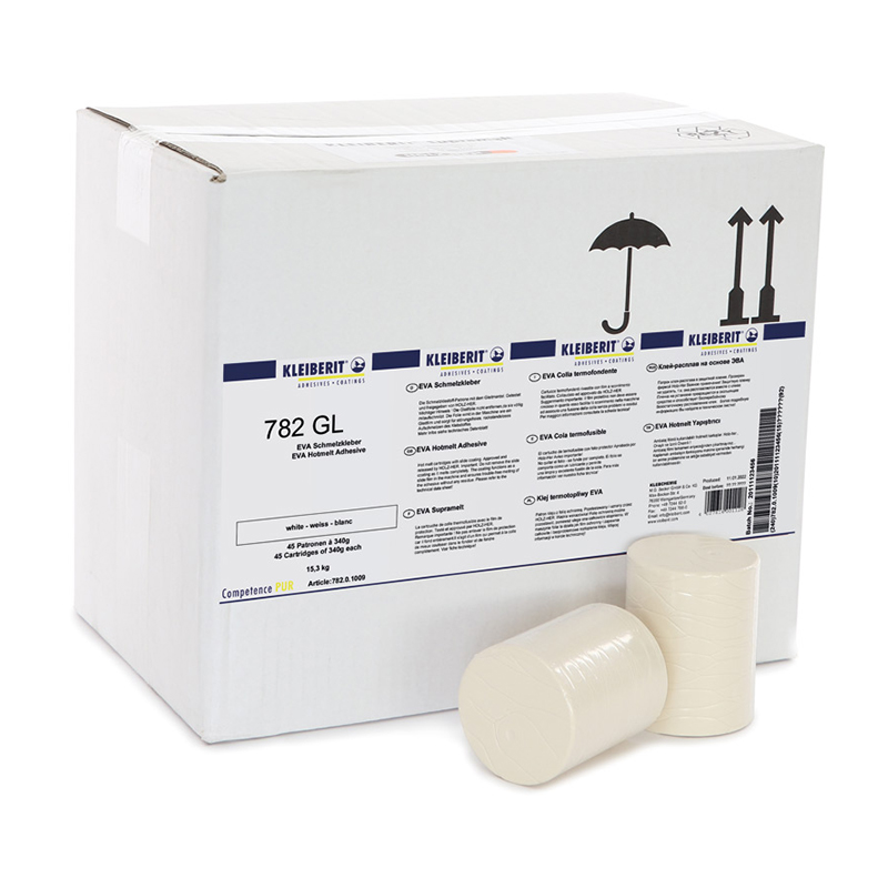 782.0  EVA Hotmelt patronok Kantnizasra  -Holzer gépeknek  (45 db/doboz)