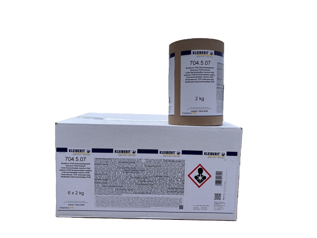 704.5  Adeziv Hotmelt pentru caserare  profile PVC - 12 Kg (6 x 2 kg pcs/bags)