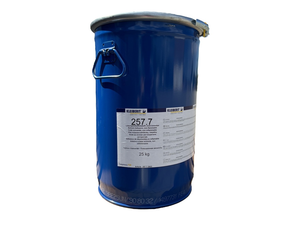 257.7 Adeziv Caserare pe baza de solvent pentru  PVC sau MDF - 25 Kg