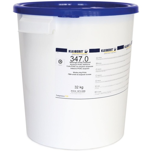 347.0  Adhesive PVAC  with extremely fast setting  D2  - 32 kg